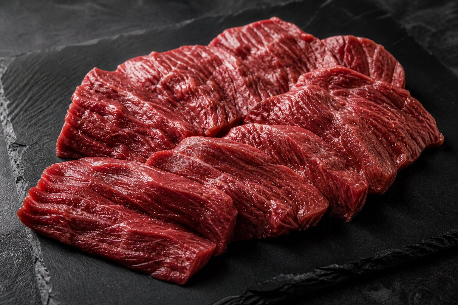 焼肉用に切ったサガリ