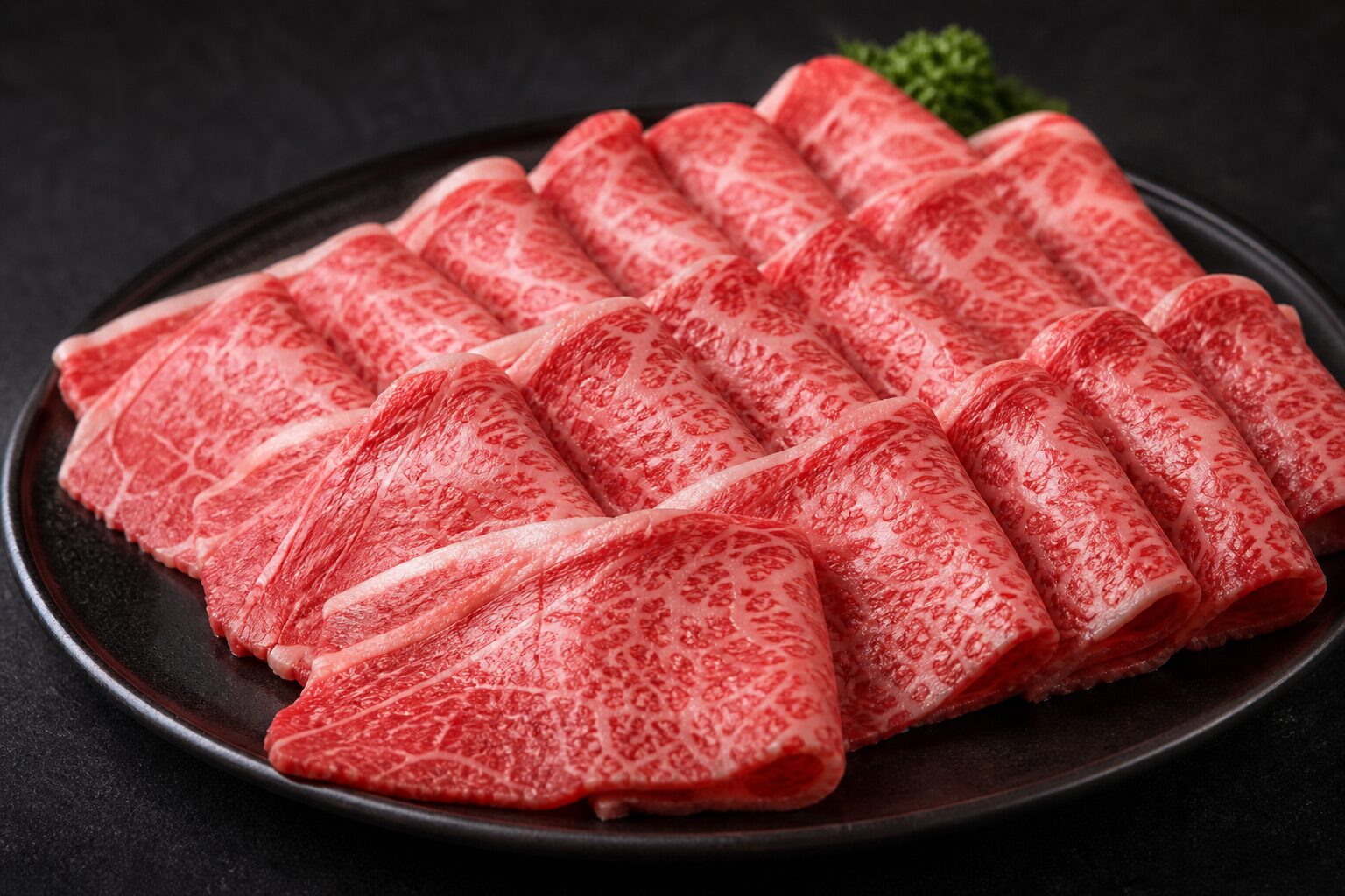 すき焼き用に薄切りした肩ロース