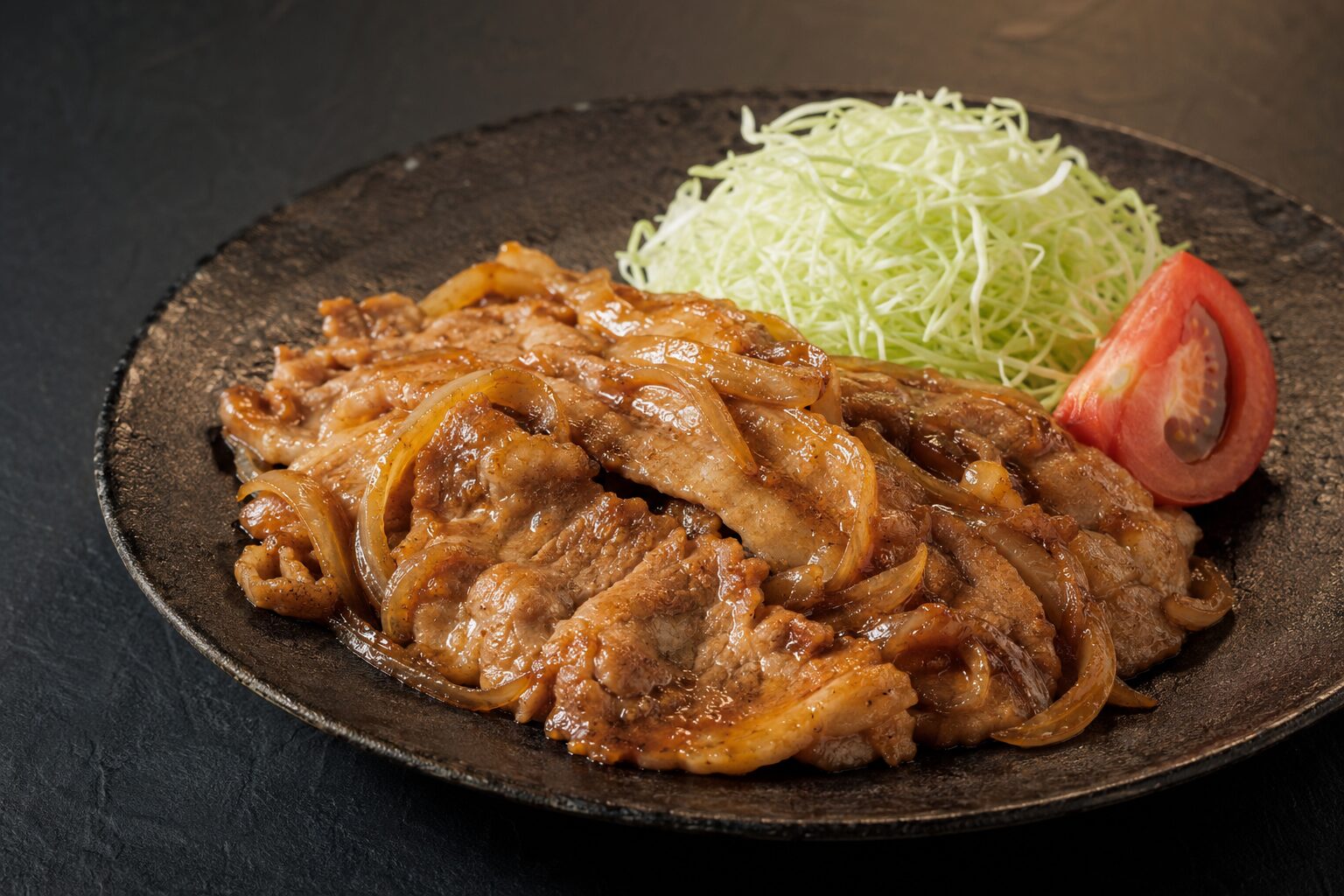 豚肩ロースの生姜焼き