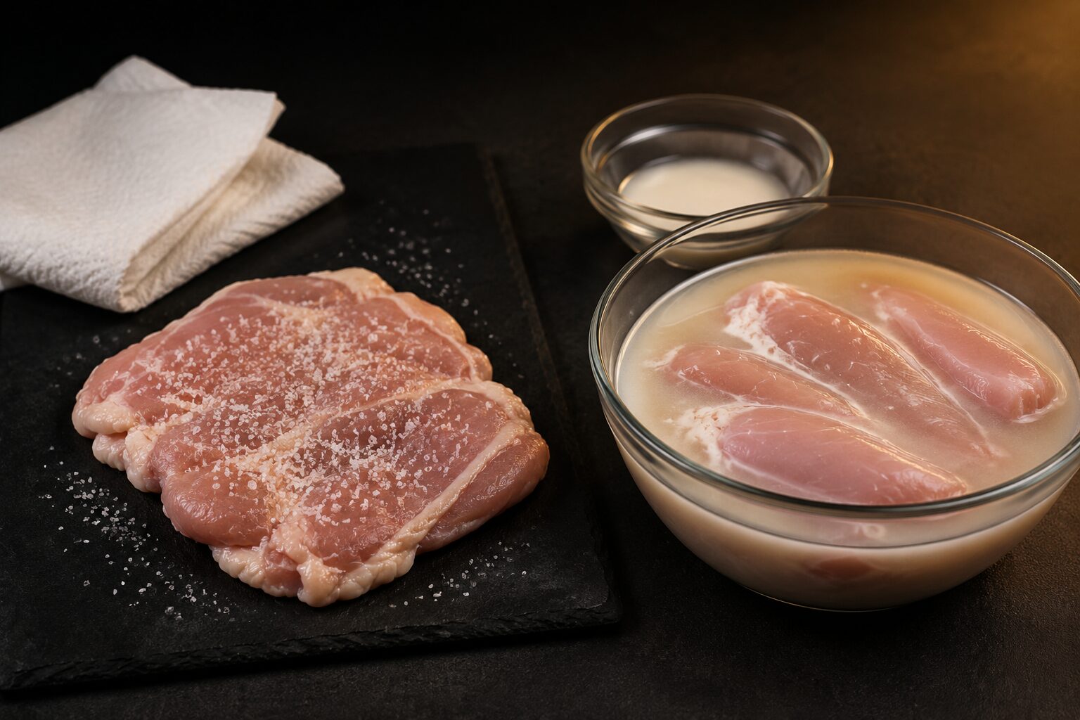 鶏肉の臭み取りの下処理