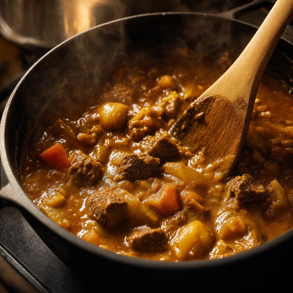 牛すじカレー（圧力鍋仕上げ）