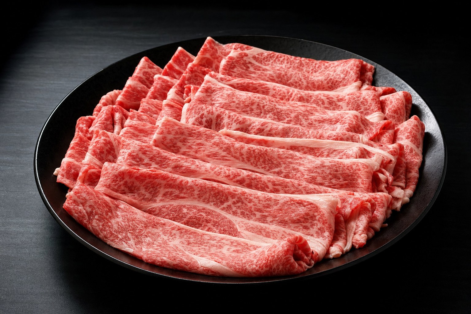 すき焼き用の牛肉の薄切り